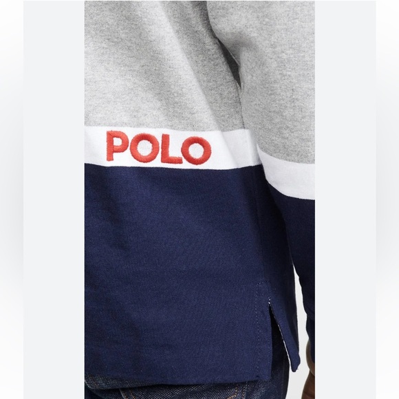 NWOT Mens Classic Fit Polo Ralph Lauren Long Sleeve pullover Polo rugby Jersey - Picture 11 of 16